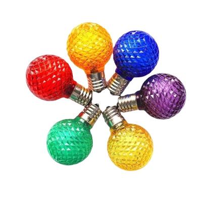 China Indoor / Ourdoor Multicolor g40 Christmas Decoration Led Outdoor Christmas Lights for sale