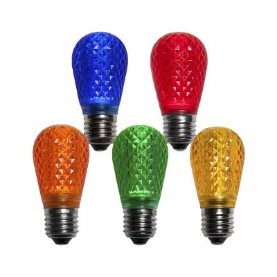 China S14 Indoor / ourdoor decoration LED colored decorative light bulbs for sale