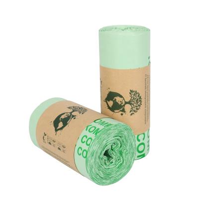 China BIODEGRADABLE manufacturers wholesale custom household PLA kitchen biodegradable roll waste bag for sale