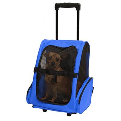 China Wheeled Dog Portable High Quality Transparent Airline Designer Approved Pet Carrier With Wheels for sale