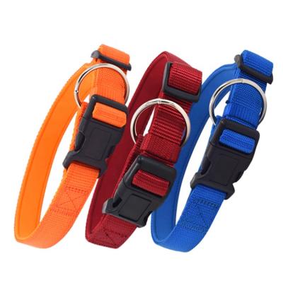 China Durable Nylon Gold Led Safety RFID Smart Leather Gps Custom Luxury Inflatable Dog Collar for sale