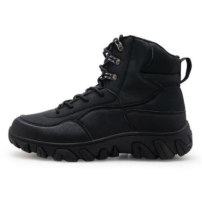 China Anti-skid Men's Outer Mid-tube Hiking Boots Warm Breathable Cushioning Boots Wear-Resistant for sale