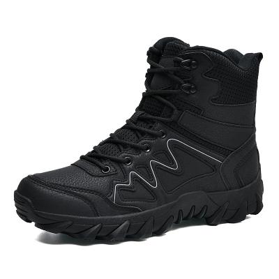 China Fashion Trend Combat Boots Training Non-slip Outdoor Hiking Shoes Hiking Shoes Men's Hiking Boots for sale