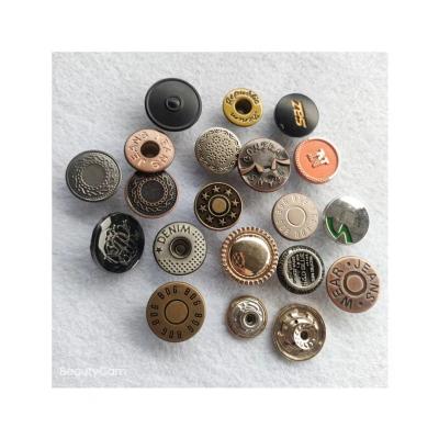 China Factory supply good price nickel free attractive design custom metal buttons for clothing for sale for sale