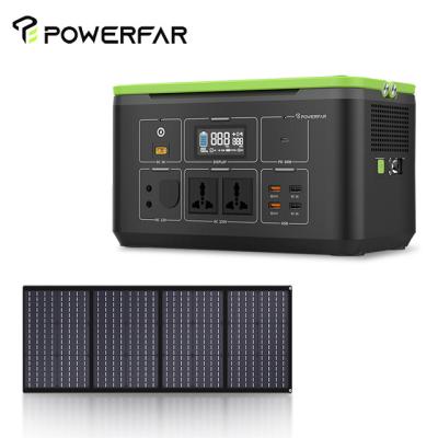 China Good Prices Wireless Charging Power Supply RV Portable Mobile Camping With 1000W Solar Panel Input Power Station Portable Generator for sale