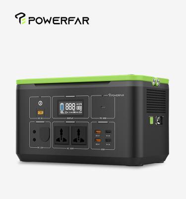 China Wireless Charging Ultra-Safe and Rechargeable 1000W Solar Generator Supply 1048Wh Battery Portable Power Station Lifepo4 for sale