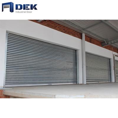 China Save Space High Quality Perforated Automatic Industrial Stainless Steel Rolling Garage Door for sale