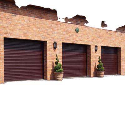 China Save Space Electric Industrial Metal 77mm Garage Aluminum Roller Shutter Wording Door for sale