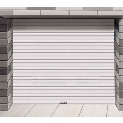 China Save Space Commercial Garage Store Fire Wind Resistant Metal Aluminum Roller Shutter Door for sale