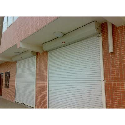 China Save Space Remote Control Automatic Vertical Sliding Roll Up Aluminum Roller Shutter Doors for sale