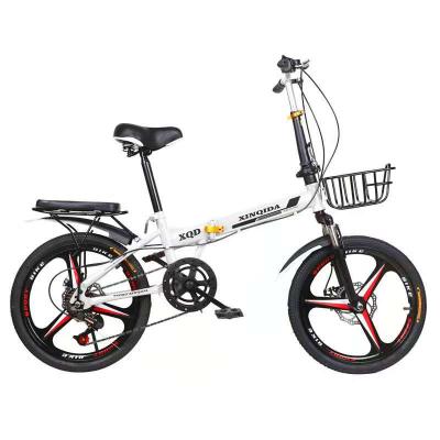 China Steel Bicycle Women's Folding 20inch City Bicycle 21speed Various Colors for sale