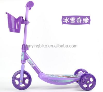 China alibaba china factory PU wheel kick scooter cheap 3 wheel kids scooter baby scooter child scooter for promotion for sale