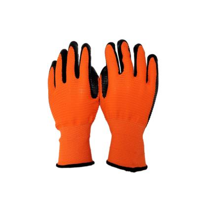 China Excellent Grip Color Examination Custom Non-Medical Private Label Polyester Working Gloves With Nitriles for sale