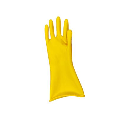 China Cutout Shape For Comfort Best Cheap Price Internal Rubber Cotton Spraying Sterile Latex Surgical Examination Gloves for sale