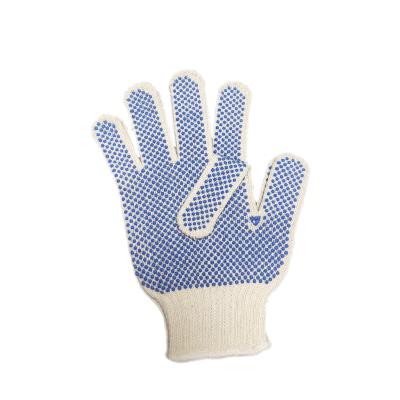 China Soft and comfortable to wear. custom anti-jump anti jump handling type double side hand gloves with PVC dots for normal work for sale