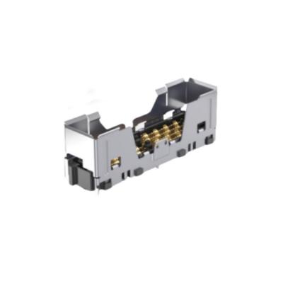 China NVAM-DP-04-1-02.0-S-2-CT-TR Connectors High-Density 112 Gb/s NovaRay Mezzanine Connectors for sale