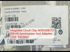 Integrated Circuit Chip AD9545BCPZ 813mW Synchronizer And Adaptive Clock Translator