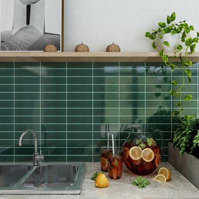 China Europe 60x200mm Luxury Handmade Moroccan Ice-Cracked Ceramic Wall Bricks Polished Glazed Porcelain Art Tiles For Kitchen Bathroom Wall for sale