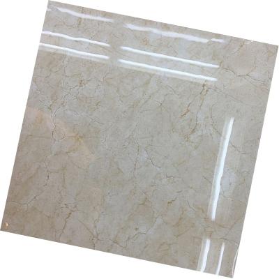 China Wholesale Cheap Europe Beige Full Gloss 600x600mm Polished Glazed Wall Bricks Hallway Bedroom Non Slip Porcelain Ceramic Floor Tiles for sale