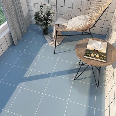 China Europe 300x300mm Matte Glazed Single Color Small Non-slip Bathroom Porcelain Tiles For Balcony Indoor Outdoor Wall For Flooring for sale