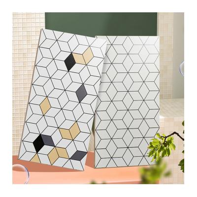 China Soft Europe Kitchen Toilet Bathroom Wall Tiles 300x600mm Matte Glazed Nordic Simple Style Diamond Lattice Porcelain Ceramic Tiles for sale