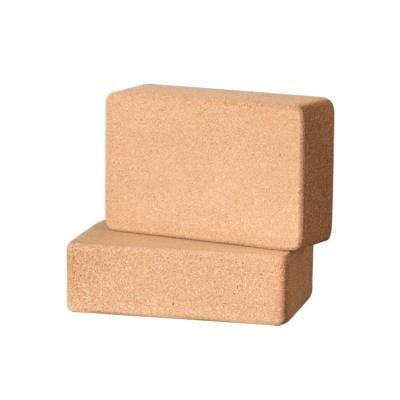 China Eco Friendly Wholesale High Density Heavy Custom Yoga Block Cork Yoga Blocks 3*6*9 THUMB for sale