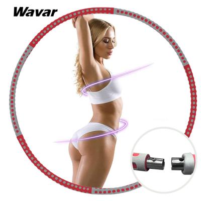 China Polynesian Dance Fitness Circle Adults Polynesian Dance Fitness Circle Detachable Ring Lose Weight Exercise Adjustable Weighted Circles for sale