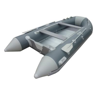 China Hot Selling Light Gray PVC Inflatable Boat ASD-360cm Lightweight Inflatable Boat For Jet Skiing for sale