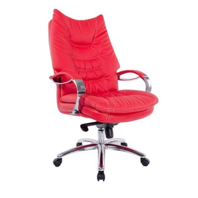 China Cheap Popular Modern Black PU And Zhejiang Factory Adjustable (Height) PVC Leather Office Swivel Computer Chair for sale