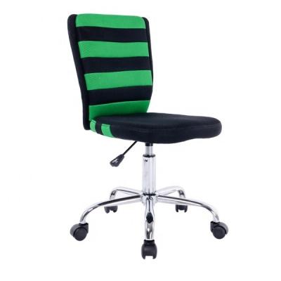 China Modern Small Kids Fabric Aftermarket Racing Computer Chair Without Armrest for sale