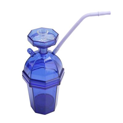 China Durable Factory Direct Price Portable Travel Hookah Chicha Shisha Car Cup Sheesha Portable High Grade  Hookah with Led Light Accessories for sale