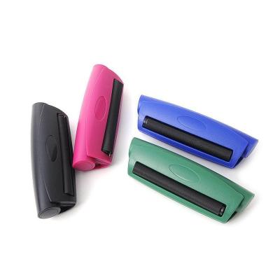 China Durable Hot Selling Rolling Machine Plastic Portable Factory Sale Smoking Accessories Multi-Color Rolling Machine for sale