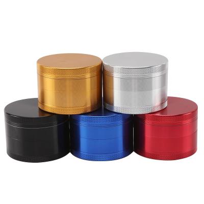 China Sharp Teeth 4 layer Smoking Herb Grinder Custom logo burnisher grinder mechanical custom manual herb grinder for sale