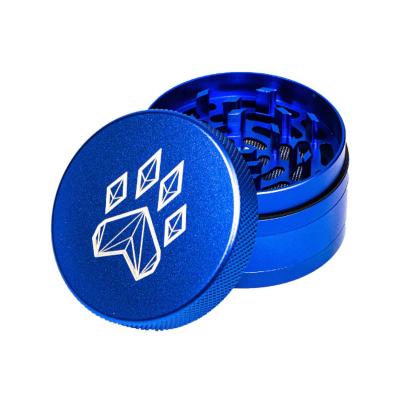 China Zinc alloy 4 Layer Smoking Herb Grinder Custom Logo Burnisher Grinder Mechanical Custom Manual Herb Grinder for sale