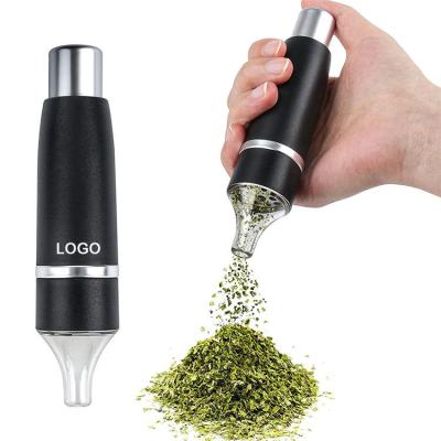 China Durable Manual Press Pen Type Herb Grinder Detachable Cleaning Single Hand Tobacco Grinder Electric Convenient Herb Grinder for sale