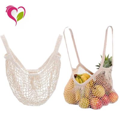 China Shopping Bag Washable 100% Private Label Natural Color Cotton Housework Fruit Shopping Bags for sale