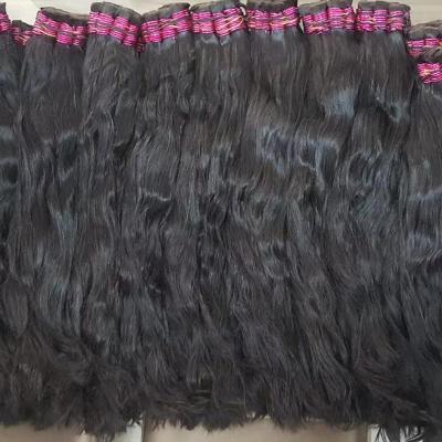 China Wholesale Unprocessed Virgin Human Black Russian Slavic Hair Bulk Size Silky Straight Wave 26 Inch Cabelo Organico 10A Bulk Grade Mink Bundles for sale