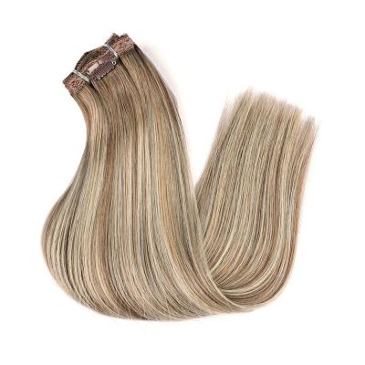 China Straight Wholesale Bellami Hair Indian Remy Human Hair Weft Lace Clip In Hair Extensions Triple Weft for sale