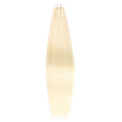 China No Shedding.No Tangle.No Shiny Grade 12A Virgin Remy Human Hair European Raw Unprocessed 100Human Double Drawn Tape In Hair Extension for sale