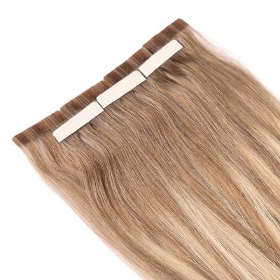 China No Shedding.No Tangle.No Shiny Wholesale Cuticle Aligned 100% Virgin Hair Skin Weft Tape In Extension Remy Russian Hair Extension Tape In for sale