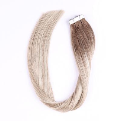 China No Shedding.No Tangle.No Shiny Blue Hair Double Ended Hair Extension Virgin Remy Human Hair Cuticle 100% Pulled White Best Wholesale Price for sale