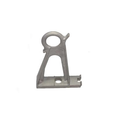 China Anchoring ABC cables with neutral messenger on poles anchor bracket through anchor clamp, dead end clamp, hanger clamp for sale