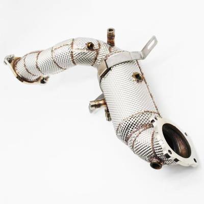 China Stainless Steel In-situ Installation 304 High Flow Catless Downpipe Exhaust Downpipe For Maserati Ghibli 2.0T 2021- for sale