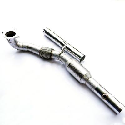 China Engine Exhaust Downpipe For VW GOLF GTI MK6 2.0T 2009-2013 Exhaust Device 304 Stainless Steel Pipe High Performance Exhaust Downpipe for sale