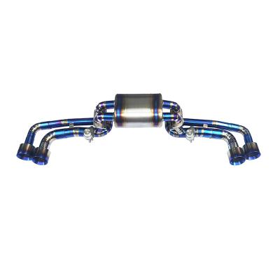 China Main Engine Flow Titanium Alloy Catback Exhaust For Ferrari c4.3 2005-2009 for sale