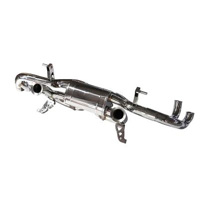 China Engine Car Exhaust Catback For Lamborghini LP550 304 Stainless Steel Performance Exhaust Muffler Exhaust Pipes for sale