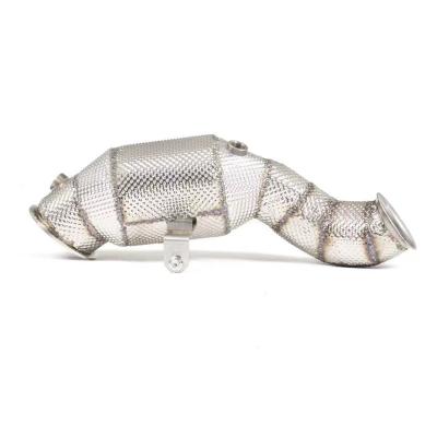 China SUS304 Stainless Steel Downpipe For Mercedes-Benz E250 E300 2.0T W213 2015-2021 Exhaust Pipe Stainless Steel High Flow Catted Downpipe for sale