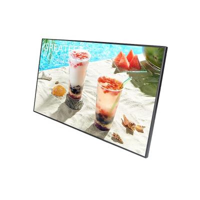 China Indoor ceiling mount lcd screen digital menu board display for restaurant for sale