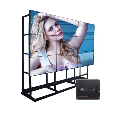 China Indoor Narrow Bezel 3.5MM BOE 4K LCD Video Wall Splicing Screen 65 Inch Video Monitor For CCTV Studio for sale