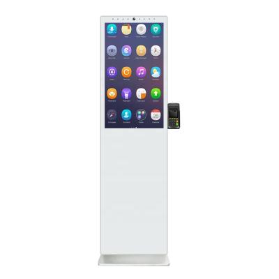 China 32 Inch Indoor Pharmacy Call POS Kiosk Touch Screen Kiosk Digital Signage Totem Video Self Payment Kiosk for sale